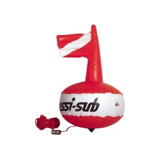 Буй Competition Float круглый с надувным флагом Cressi TA611500