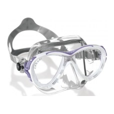 Маска EYES EVOLUTION CRYSTAL прозрачный силикон сиреневая рамка Cressi DS350041